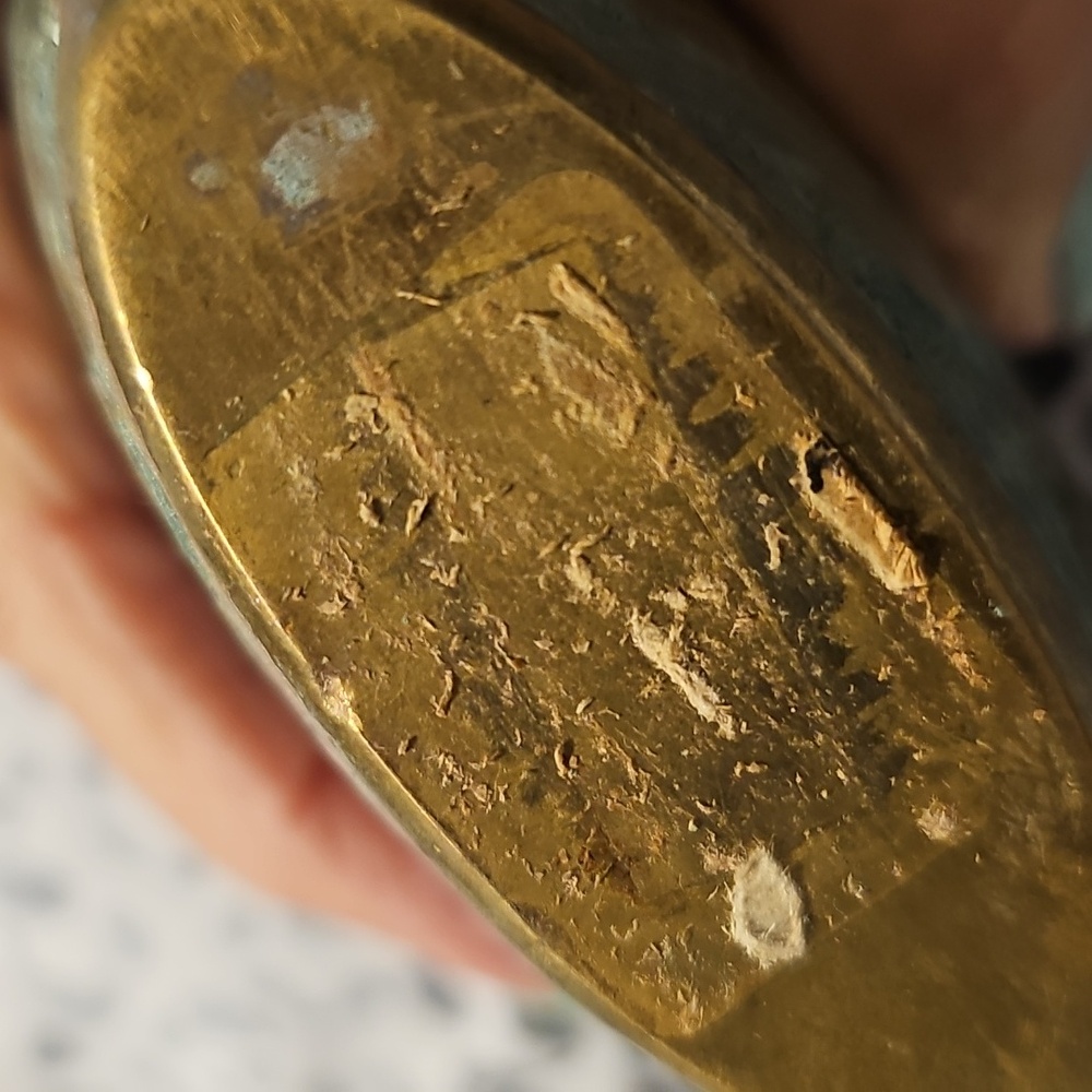 Vintage Small Brass Vase - Picture 4 of 4